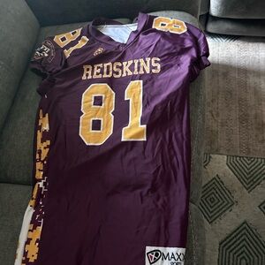 Redskins Maxx Sports burgundy and Gold Jersey - # 81 - Summerville